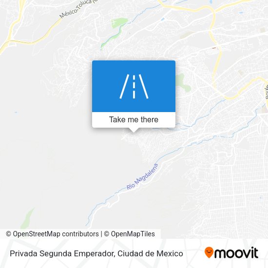Privada Segunda Emperador map