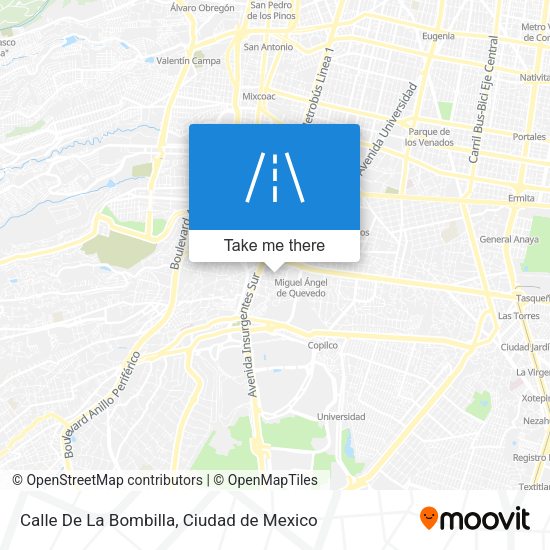 Mapa de Calle De La Bombilla