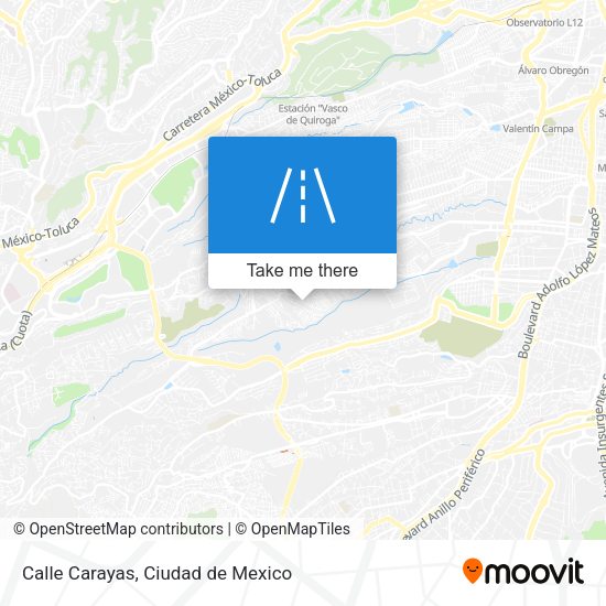 Calle Carayas map