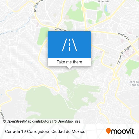 Cerrada 19 Corregidora map