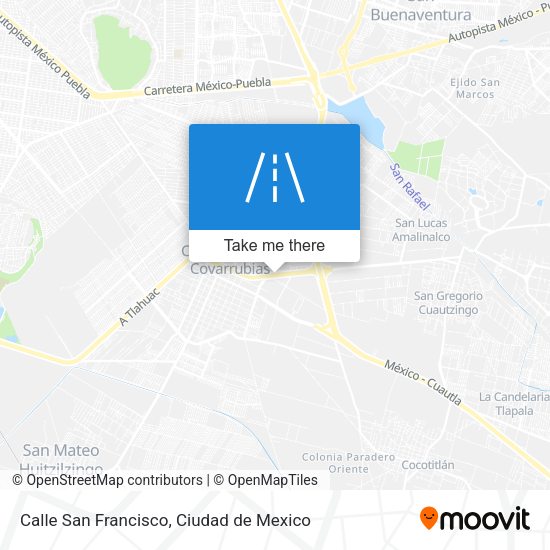 Calle San Francisco map