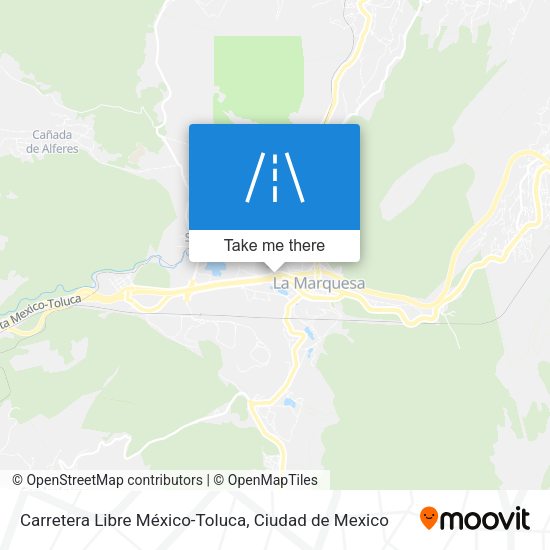 Carretera Libre México-Toluca map