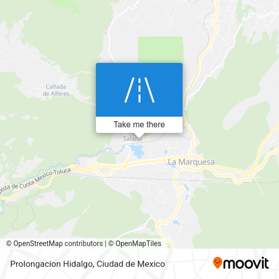 Mapa de Prolongacion Hidalgo