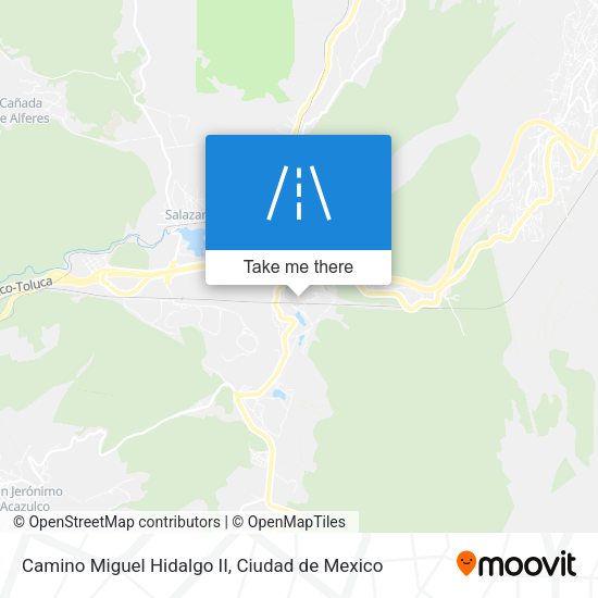 Mapa de Camino Miguel Hidalgo II