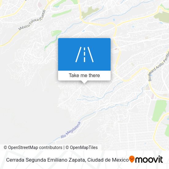 Mapa de Cerrada Segunda Emiliano Zapata