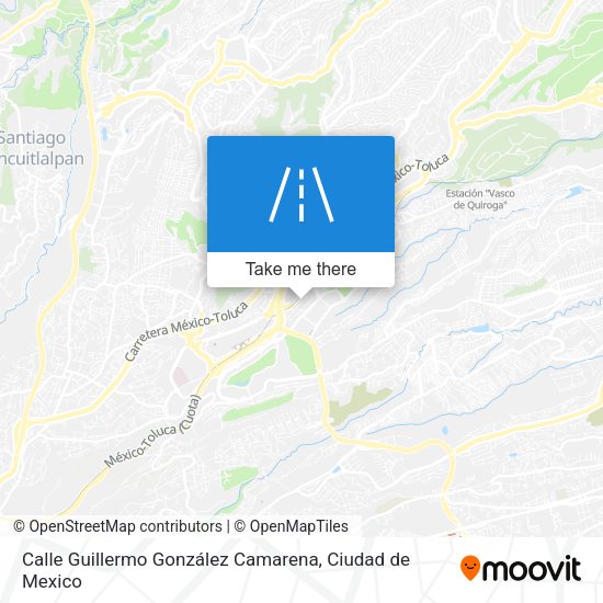 Mapa de Calle Guillermo González Camarena