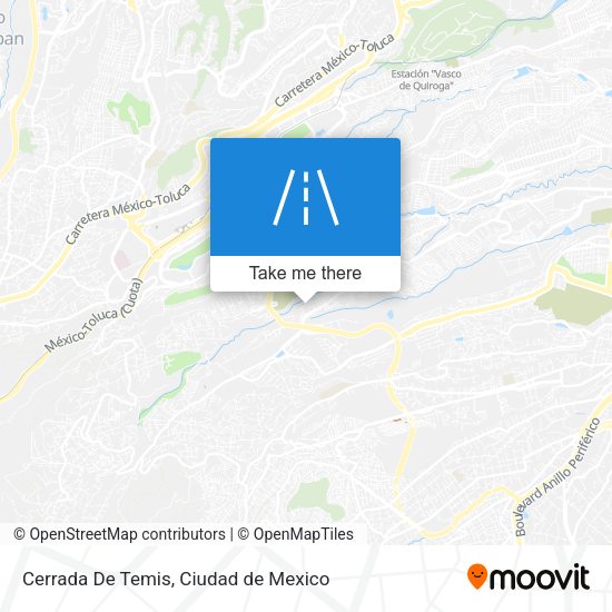 Mapa de Cerrada De Temis