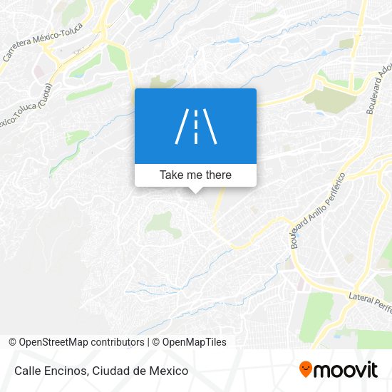 Mapa de Calle Encinos
