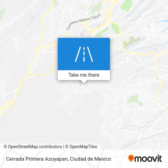 Cerrada Primera Azoyapan map