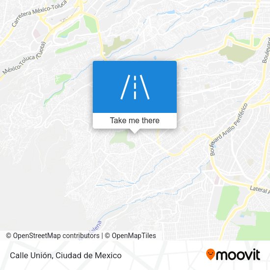 Calle Unión map
