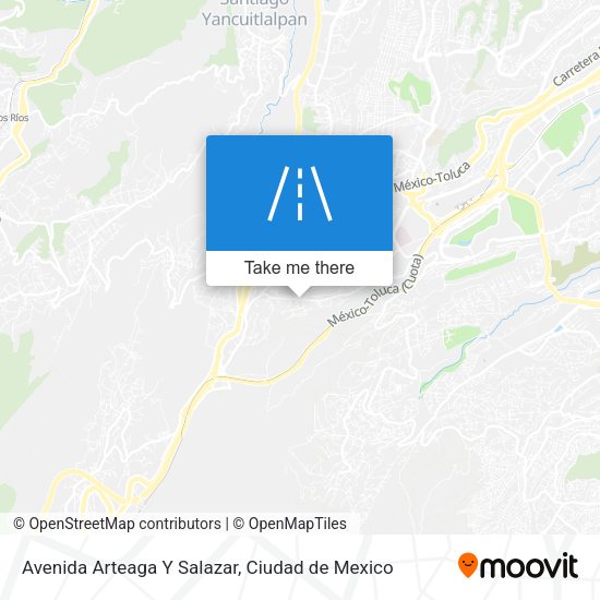 Mapa de Avenida Arteaga Y Salazar