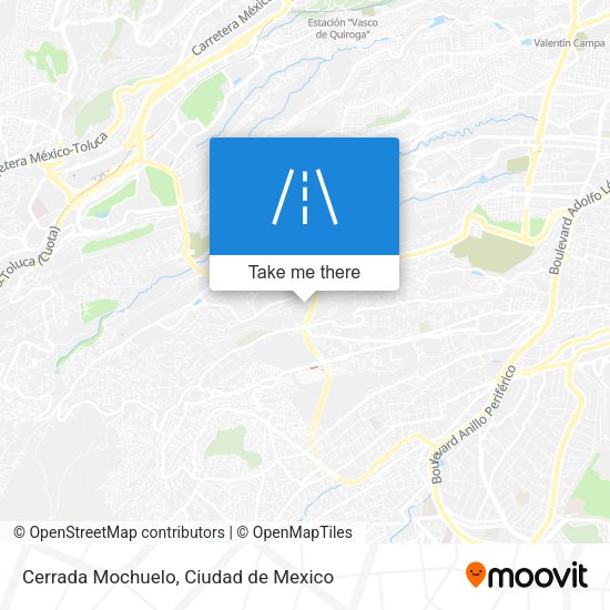 Mapa de Cerrada Mochuelo