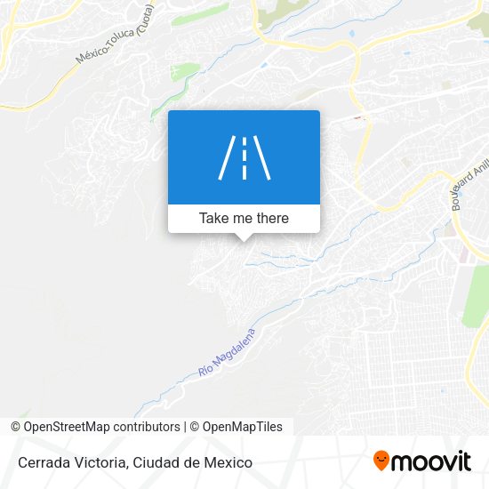 Mapa de Cerrada Victoria