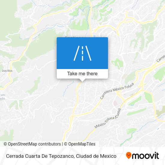 Cerrada Cuarta De Tepozanco map