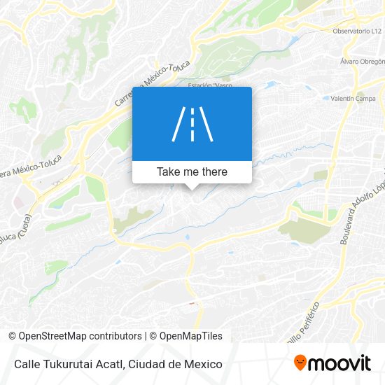Calle Tukurutai Acatl map