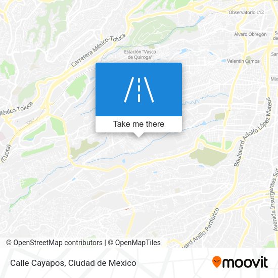 Calle Cayapos map