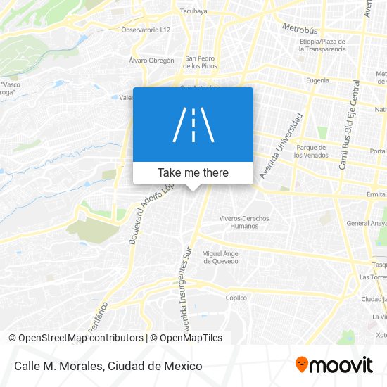 Mapa de Calle M. Morales