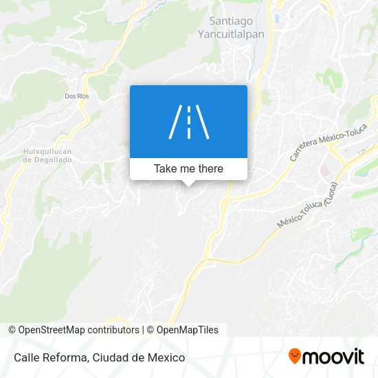 Mapa de Calle Reforma