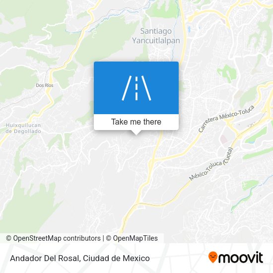 Andador Del Rosal map