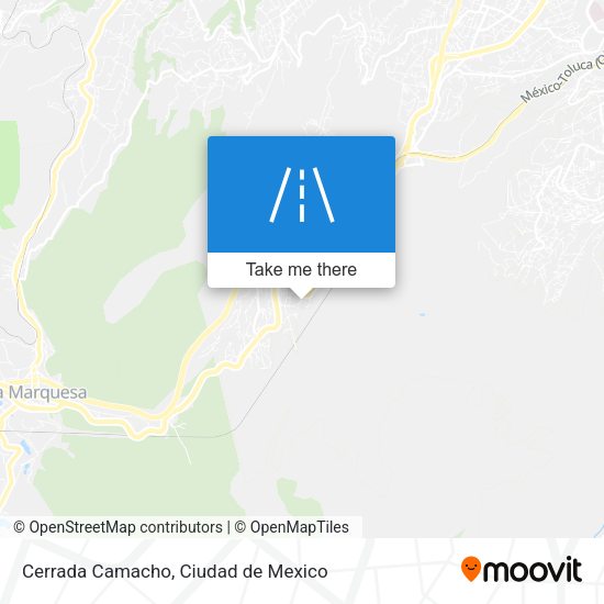 Mapa de Cerrada Camacho