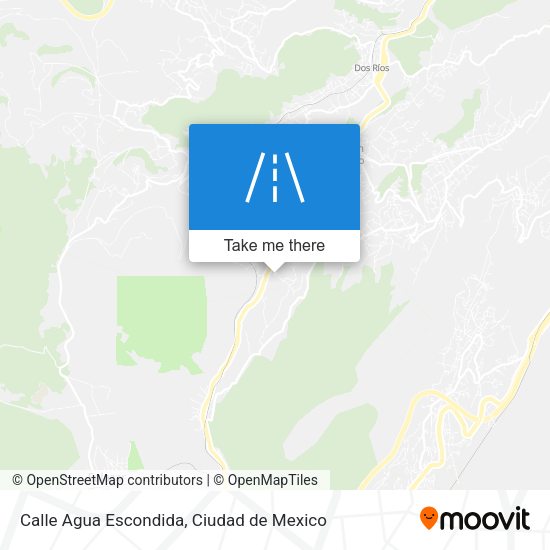 Calle Agua Escondida map