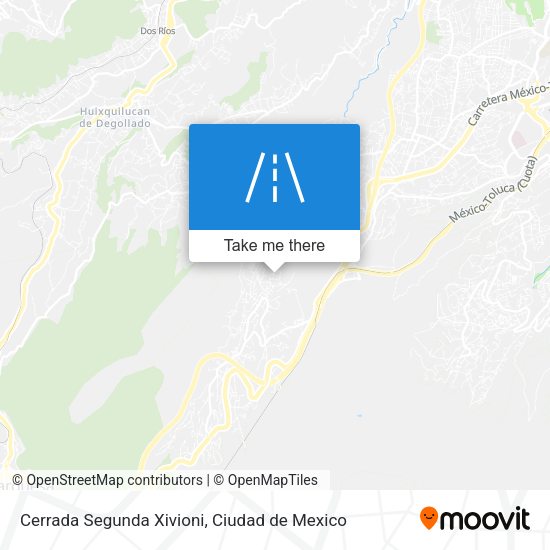Cerrada Segunda Xivioni map