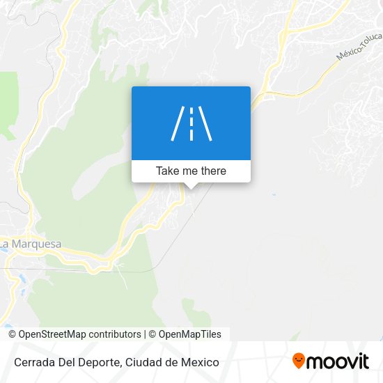 Mapa de Cerrada Del Deporte