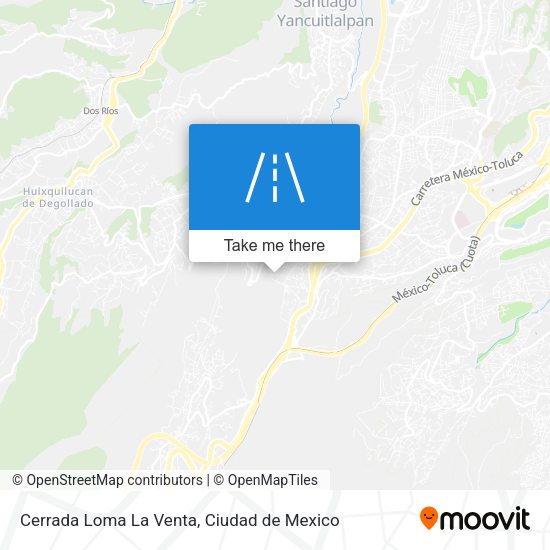 Mapa de Cerrada Loma La Venta