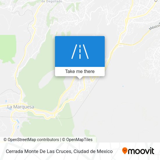 Cerrada Monte De Las Cruces map
