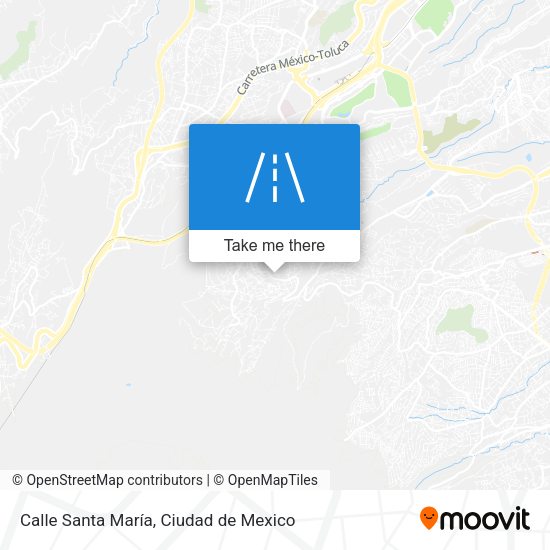 Calle Santa María map