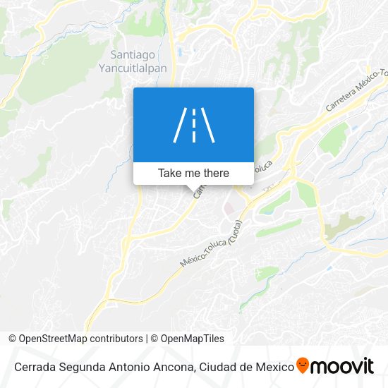 Cerrada Segunda Antonio Ancona map