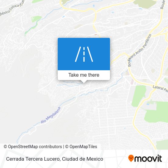 Cerrada Tercera Lucero map