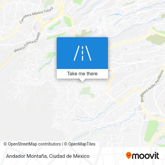 Andador Montaña map