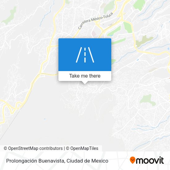 Prolongación Buenavista map