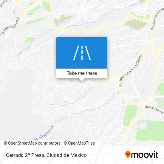 Cerrada 2ª Presa map