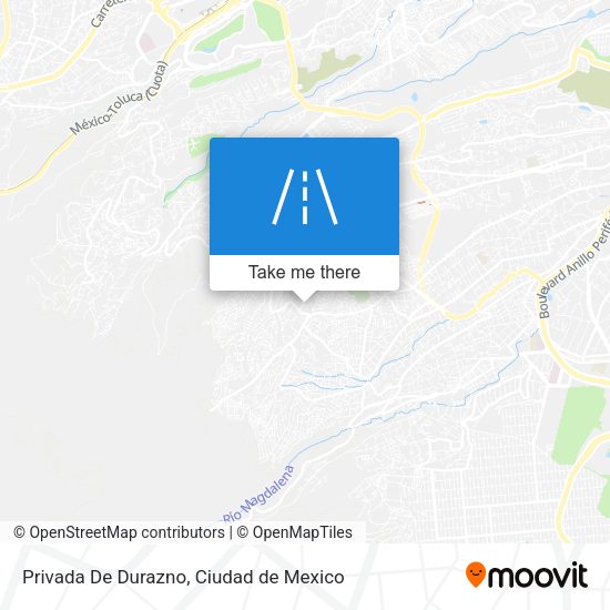 Privada De Durazno map
