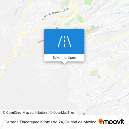 Cerrada Tlacotepec Kilómetro 24 map