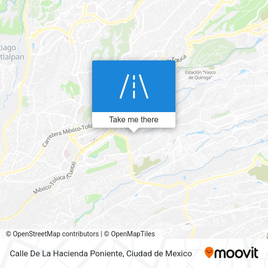 Calle De La Hacienda Poniente map