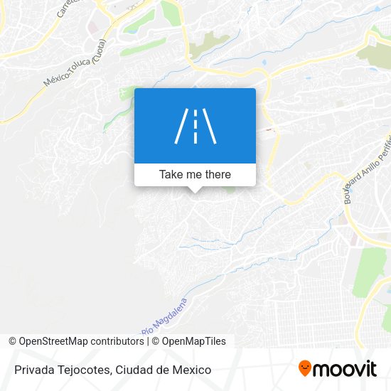 Privada Tejocotes map