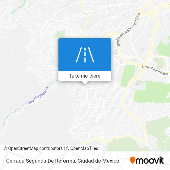 Cerrada Segunda De Reforma map