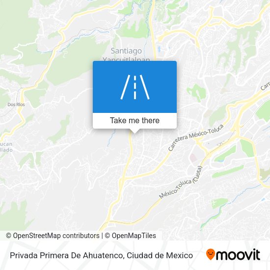 Privada Primera De Ahuatenco map