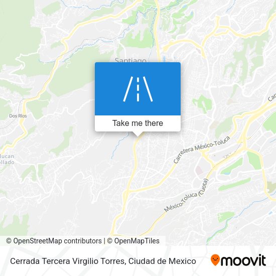 Mapa de Cerrada Tercera Virgilio Torres