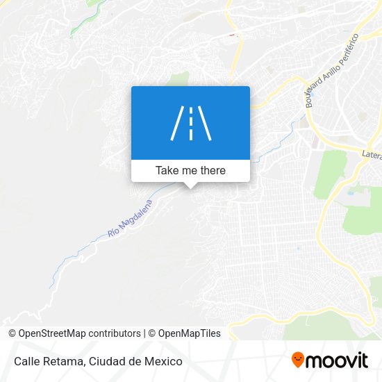 Mapa de Calle Retama