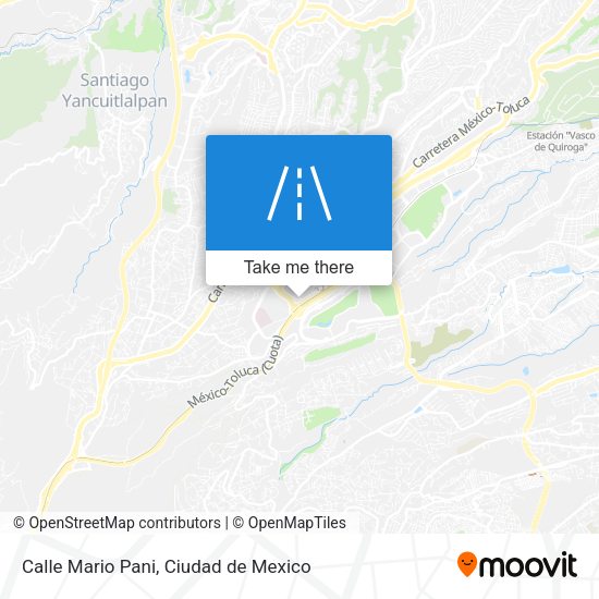 Calle Mario Pani map