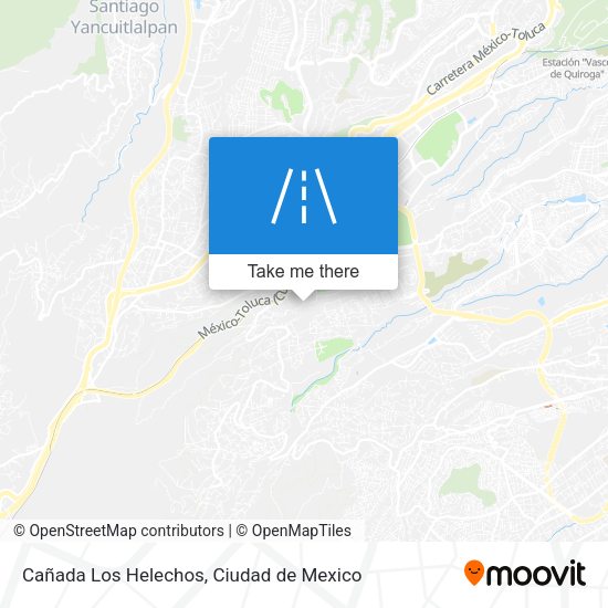 Mapa de Cañada Los Helechos