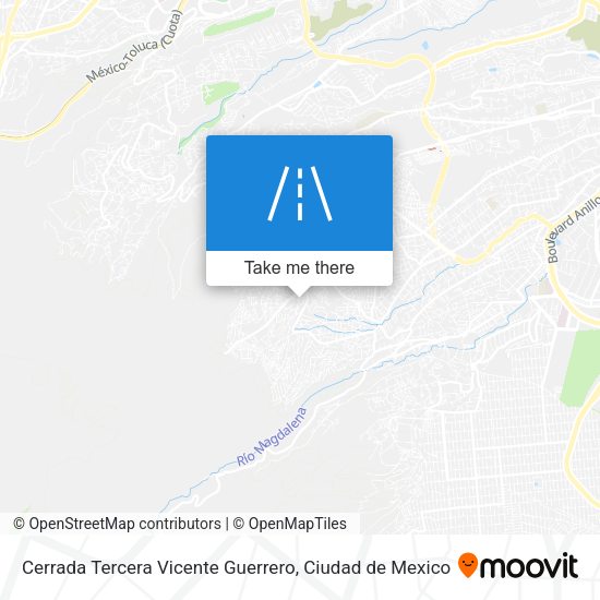 Cerrada Tercera Vicente Guerrero map