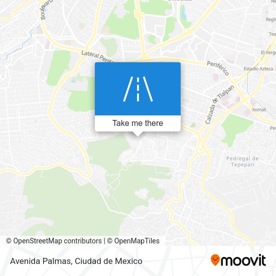 Avenida Palmas map