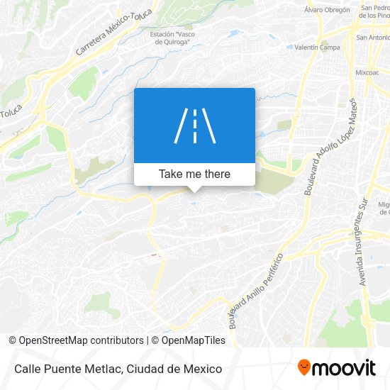Calle Puente Metlac map