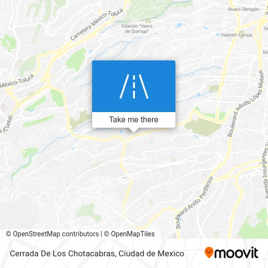Cerrada De Los Chotacabras map