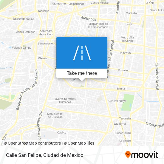 Calle San Felipe map